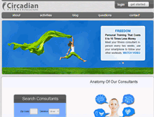 Tablet Screenshot of circadianfitness.com